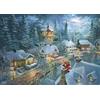 Schmidt 57529 Santas Silent Night, Thomas Kinkade, puzzle da 1000 pezzi