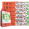 Jumbo Bingo 750 BOOKS 5 PAGE GAME STRIPS OF 6 TV TICKET SHEET BIG BOLD NUMBERS