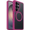 OtterBox Cover React Magneti per Samsung Galaxy S26 Ultra,Trasparente/Rosa | Custodia con Magneti, sottile, anti urti, con cordone da collo adattabile, testata a norme MIL STD 810G