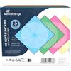 MediaRange BOX37 Custodie Morbide CD Soft Cases Slim, 20 pezzi, 5 colori x 4 custodie