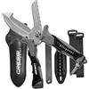 Cressi Alligator Coltello-Forbice Subacqueo, Nero