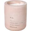 blomus -FRAGA - Candela profumata S in cera di soia, rosa Dust, profumo per ambienti di alta qualità, caratteristico effetto cemento, fragranza FIG, durata 24 ore, particolarmente bassa fuliggine