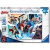 Ravensburger - Puzzles XXL Marvel Thor | Puzzle Bambini 6 Anni In Su | Puzzle Ravensburger 100 Pezzi | Giochi Per Bambini 36 X 49 Cm | Regalo Bambino 6 Anni O Più