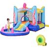 Easycomfort Castello Gonfiabile Gigante e Rimbalzante per Bambini 3-8 Anni con Scivolo, Piscina e Gonfiatore 3.6x1.75x1.8m