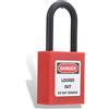 Leapiture Lucchetto di sicurezza Tagout di blocco Lucchetto di sicurezza di ingegneria Lucchetto in lega di zinco massiccio 38 mm di larghezza Kit lockout tagout