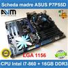 Scheda madre LGA 1156 ASUS P7P55D Intel Core i7-860 16GB DDR3 Kingston IDE ATX