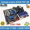 Scheda madre LGA 1366 ASUS P6T SE Intel Core i7-930 24GB DDR3 Kingston IDE ATX