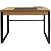 HOME DECO FACTORY Scrivania in Legno e Metallo
