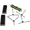 iRobot Kit di Ricambi Roomba Combo, 2 spazzole laterali sinistra, 2 spazzole laterali destra, 2 filtri, 1 spazzola principale, Verde e Nero