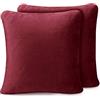 Amago Set di 2 Copricuscini, Effetto Cashmere, 50 x 50 cm - Bordeaux