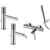 PAFFONI Composizione miscelatori lavabo e bidet c/scarico + set vasca con deviatore cromo Jo Paffoni - Cod. Articolo: JO075CR+JO135CR+JO023CR