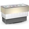 Mondial Banco per gelato e granite a carapine - N. 10 x 7.5L. - cm 151 x 72.5 x 103 h