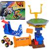 Monster Jam Smash & Bash Crash Course Playset with Launcher, Exclusive 1:64 Scale Monster Truck, 16-inch Obstacle Tower with Trampoline, Kids Toys for Boy And Girls Ages 3 And up