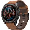 TOPsic Pelle Cinturino per Garmin Fenix 7X, 26mm QuickFit in Pelle Cinturino per Fenix 8 51mm/Fenix7X Pro/7X Solar/7X Pro Solar/6X/6X Pro/6X Solar/3/3 HR/Tactix 7 AMOLED/Tactix 7 Pro/Epix Pro 51mm/Enduro