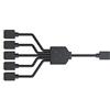 Cooler Master ARGB 1-to-5 Cavo Splitter, 3-Pin LED Connector, 58 cm