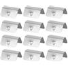 Broco Clip Per Deflettore,Pioggia Wind Universal Car Deflettore Canale di fissaggio in acciaio inox clip di fissaggio Set (12pcs)
