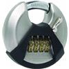 Sterling CPL170 70mm Lucchetto a Disco Chiuso con Combinazione con 4 cifre, Grigio e Nero, 70 mm