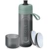 BRITA Borraccia sportiva con filtro dell'acqua modello Active verde scuro (600 ml) con 2 filtri MicroDisc - bottiglia comprimibile senza BPA, filtra cloro, impurità organiche, ormoni e pesticidi