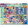 Ravensburger - Stitch, Puzzle Bambini 5+ Anni, Con 4 Puzzle Da 100 Pezzi | Include 4 puzzle da 100 pezzi di Stitch, giochi educativi e divertenti, ideali come regalo originale per bambini dai 5 anni.