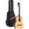 Ortega Guitars Chitarra Concerto Slim Neck Full Size - Serie Family - include Gig Bag - top in mogano/abete (R121SN)
