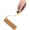 Nikou Rullo di Vernice con Manico, 30.5 cm Pennello a Rullo Texture Pattern Paint Roller per Effetti su Pareti e Soffitti, Rullino Pittura Decorato Strumento Murale