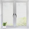 Alyvisun Pellicola Vetri Finestre con Motivo a Strisce 60x220cm, Pellicola Privacy Adesiva per Vetri Finestre con Adesivo Statico Anti-UV Opaco Privacy Finestra Decorativi per Ufficio Casa Bagno