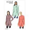 VOGUE PATTERNS 9212 E5 Misses Jacket, Tessuto, Multicolore, Taglie 14 - 22