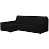 Martina Home Custodia Chaise Long. Daytona Izquierdo(mirando de frente) Nero