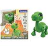 Lexibook Power Dino Mini - Il Mio Piccolo Dinosauro Robot - Dinosauro Robot con Suoni, Musica, Effetti Luminosi, Ripetizione vocale e Reazione Sonora, Giocattolo per Ragazzi e Ragazze - ROB02DINOLXB