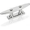 Telituny Bitte Inox,Bitte Marine, Bitte in Acciaio Inossidabile da 10 x 3,5 cm, Base per Bitta in Corda Marina, Foro filettato da 4,3 mm (4 Pollici)