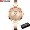 CURREN Orologio Uomo - Quadrante Quadrato Sport Elegante Waterproof 9012