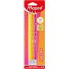 Maped Matita in grafite triangolare HB2, Black'Peps Jumbo