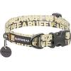 Ruffwear Front Range - Collare per cani di grandi dimensioni, con anello a V in alluminio, comodo e resistente, con fibbia laterale e fettuccia per passeggiate con cane, taglia L (51-66 cm), logo