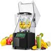 Huanyu Frullatore commerciale con involucro insonorizzato Capacità 2 litri Tritaghiaccio silenzioso Frullatore per smoothie Frullatori ad alte prestazioni da 1000 W