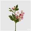 EDG Enzo De Gasperi Elleboro Rex Ramo x2 H 42 Cm Pianta Artificiale Rosa