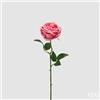 EDG Enzo De Gasperi Rosa Ramo con Foglie H 50 Cm Pianta Artificiale Rosa
