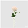 EDG Enzo De Gasperi Rosa Ramo con Foglie H 50 Cm Pianta Artificiale Rosa Chiaro