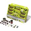 Ryobi 150PC Kit di utensili rotanti multiuso con bloccaggio a torsione