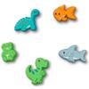 Crocs Confezione da 5 ciondoli per scarpe, unisex, a forma di animale, taglia unica, Multicolore, Taglia unica