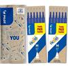 PILOT - 2 Set di 6 Ricariche FriXion - Ricariche per Penne Cancellabili - Compatibili con FriXion Ball e FriXion Ball Clicker - Blu - Punta Media (12 Ricariche)