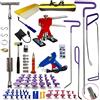 CYGOODS 90 pz/kit di riparazione di ammaccature non verniciate per carrozzeria, linguetta scorrevole, asta di traino, penna in acciaio inox, nastro adesivo per lavori carrozzeria