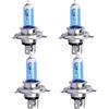 JUTTAUTO 4 Pz H4 100 W 6000 K Lampadine Alogene 12 V Bianco Xenon Luce Super Luminoso Anabbagliante LED Luce Accessori Auto