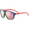 Uvex cosmic - occhiali sportivi per bambini - 100% protezione UVA, B, C - specchiato - blue-red matt/mir.purple - one size