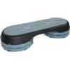 TREXO Aerobic Step 107 x 42 cm per Esercizi Cardio e Allenamento Fitness Altezza Regolabile 10-15-20 cm Resistente in Polipropilene e TPR Step da Aerobica di Alta Qualità fino a 250 kg Grigio