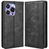 MOJIA Cover per Oukitel C69 / C69 Pro, PU Custodia Antiurto Resistente ai Graffi, Custodia Flip Portafoglio per Telefono con Supporto e Slot per Schede. Nero