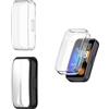 HOMTERN [Confezione da 3 custodie progettate per HUAWEI BAND 10/10 NFC BAND 9/9 NFC/8/8 NFC, guscio leggero in morbido TPU a prova di caduta, antigraffio, schermo flessibile, custodia protettiva