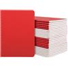 Yarotm Quaderni A6 Puntinato - 24 Pezzi 30 Fogli/60 Pagine Block Notes A6 10x14cm - 100gsm Taccuino Punti 5mm - Blocco Note Copertina Morbida - Notebook Pack per Appunti e Sketch, Regalo, Rosso