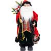 EUROLAMP Babbo Natale 60 Cm Con Orsetto E Lanterna