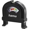 HAMA | Misuratore di carica delle batterie (Misuratore universale di batterie monouso, o ricaricabile, compatibile con 6 tipi di batterie) colore nero