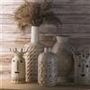 Villa Altachiara Vaso a bottiglia Occidente beige con intarsi